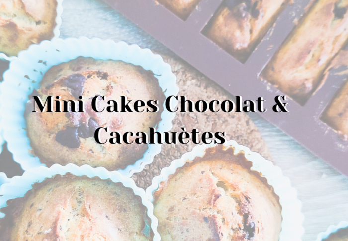 Mini cakes chocolat & cacahuètes