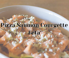 Pizza Courgette Saumon