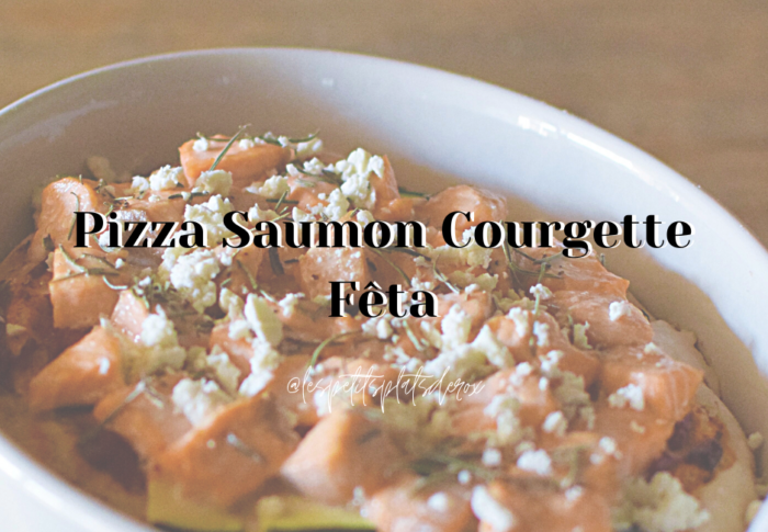 Pizza Courgette Saumon